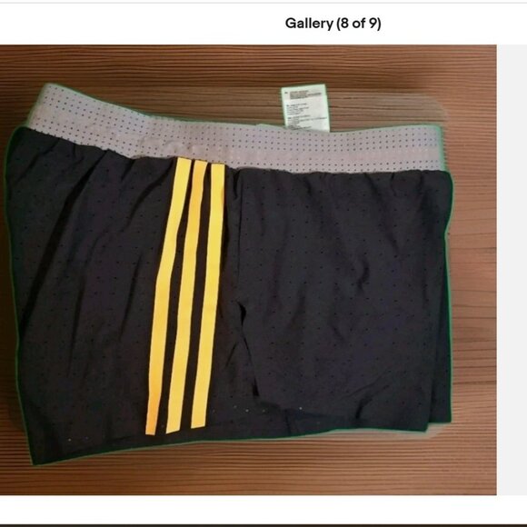 Adidas Adizero Pro Elite Promo 1” Shorts Men's Size S IN1123, aurora black - Picture 9 of 13